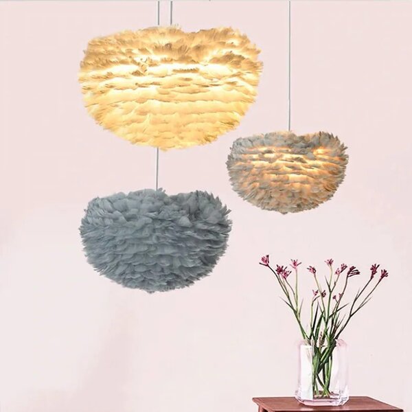 Obesna svetilka Feather APP334-3CP Grey