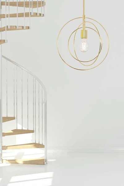 Kovinska stropna svetilka Ring APP286-1CP Gold