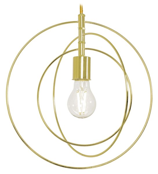 Kovinska stropna svetilka Ring APP286-1CP Gold