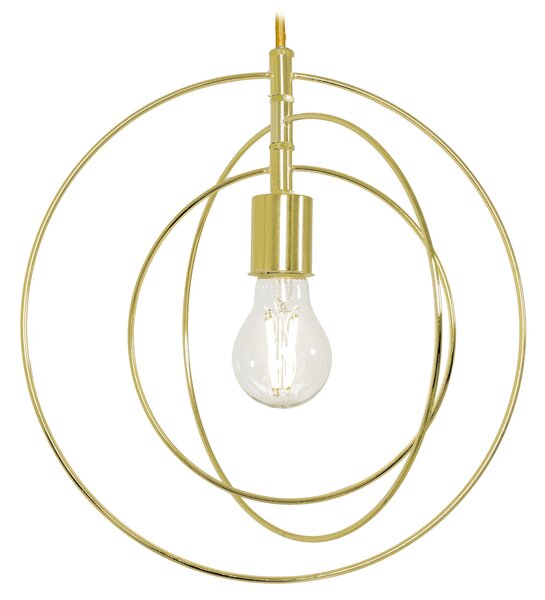 Kovinska stropna svetilka Ring APP286-1CP Gold
