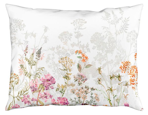 POSTELJNINA BED ART 140/200 cm mako saten krem barve, roza, bela, temno oranžna, pastelno zelena