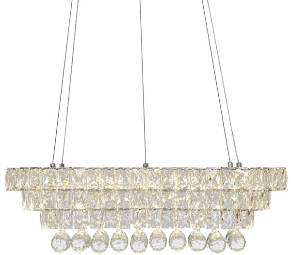 LED 102W Pilot Crystal obesek stropna svetilka APP417-CP
