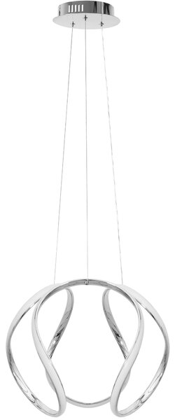 Sodobna stropna svetilka LED + PILOT APP385-CP CHROME