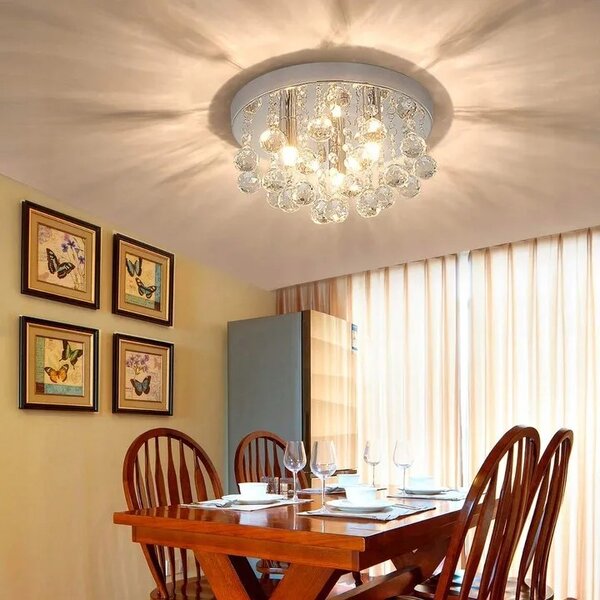 Stropna svetilka Crystal Plafond Glamour 392179