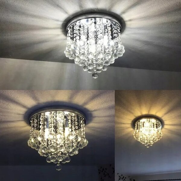 Stropna svetilka Crystal Plafond Glamour 392179