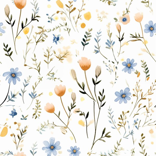 Bombažna prevleka za vzglavnik BLUEBELL 50x70 cm, bela