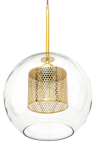 Steklena viseča svetilka Loft APP554-1CP 20cm Golden