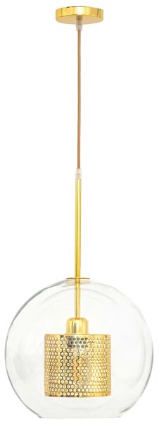 Steklena obesna svetilka APP555-1CP 25 cm GOLD