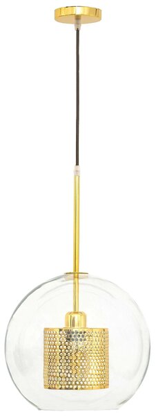 Steklena obesna svetilka APP556-1CP 30cm GOLD