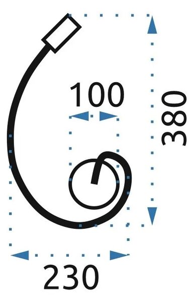 Stenska svetilka Stenska svetilka Loft APP743-1W