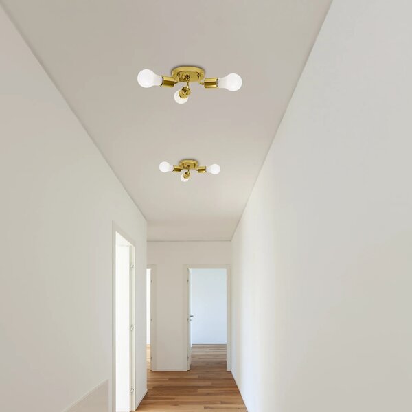 Stropna svetilka Triple Plafond Metal APP704-3C Gold