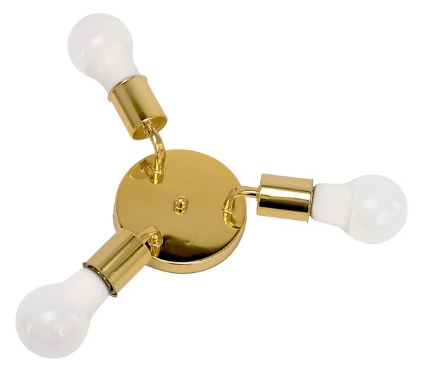 Stropna svetilka Triple Plafond Metal APP704-3C Gold