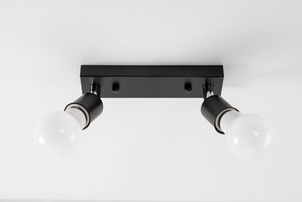Reflektorska stropna svetilka Plafond APP696-2C Black
