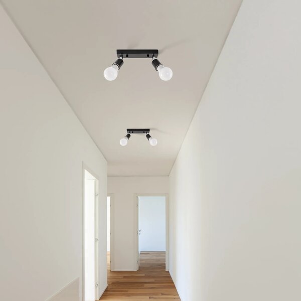 Reflektorska stropna svetilka Plafond APP696-2C Black