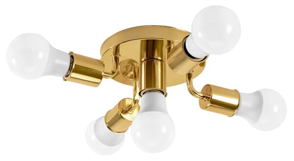 Kovinska stropna svetilka Spotlight APP708-5c Gold