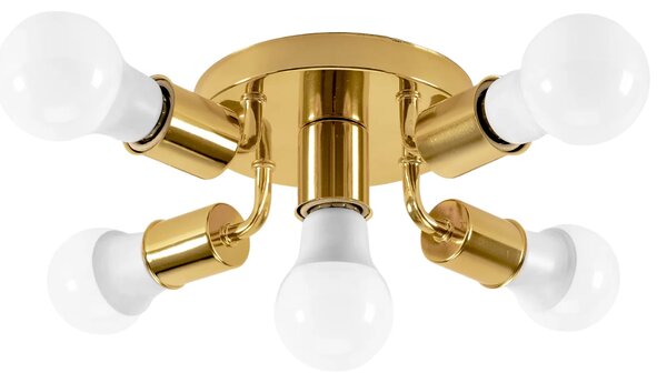 Kovinska stropna svetilka Spotlight APP708-5c Gold