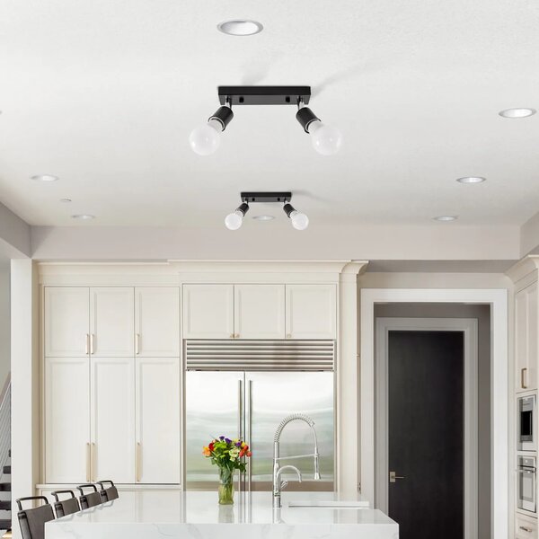 Reflektorska stropna svetilka Plafond APP696-2C Black