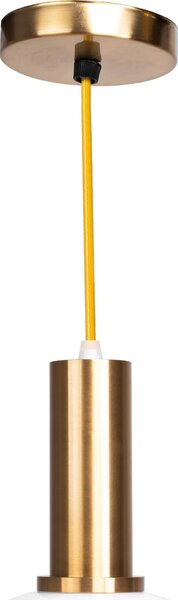 Steklena krogla viseča svetilka Milky APP666-1CP Golden