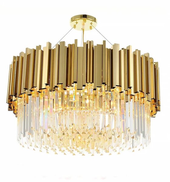 Kristalna stropna svetilka APP601-C Gold