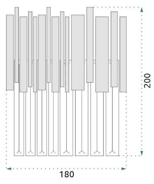 Kristalna stenska svetilka APP602-W Gold