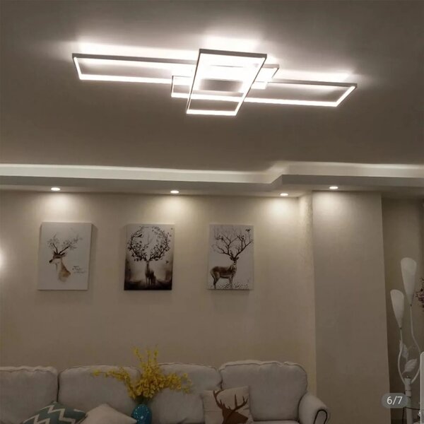 Sodobna stropna svetilka LED + PILOT APP660 Bela