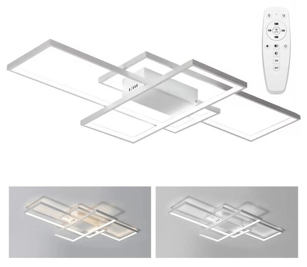 Sodobna stropna svetilka LED + PILOT APP660 Bela