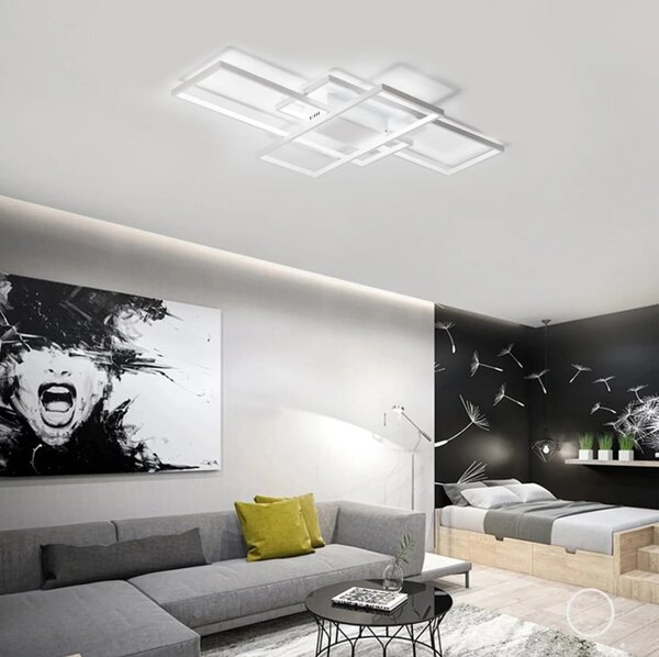 Sodobna stropna svetilka LED + PILOT APP660 Bela