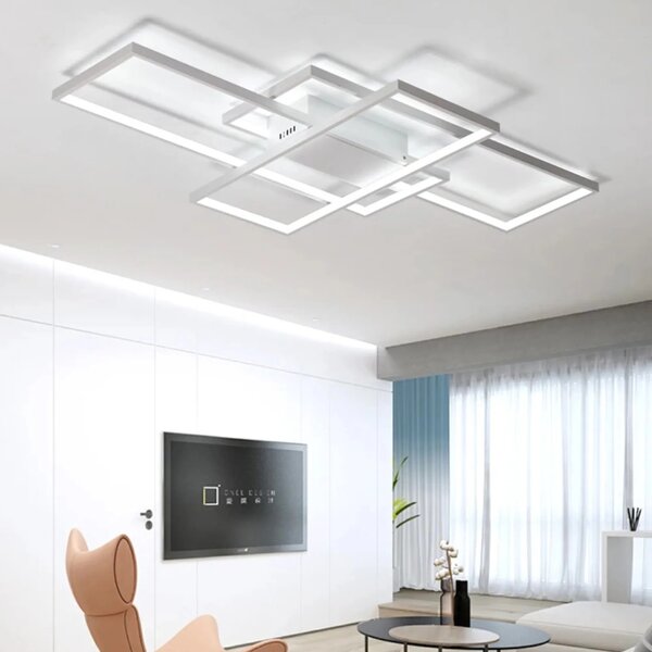 Sodobna stropna svetilka LED + PILOT APP660 Bela