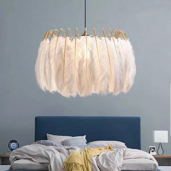 Stropna svetilka Feather boho APP662 Gold
