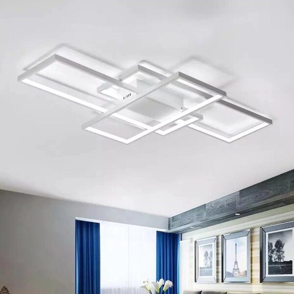 Sodobna stropna svetilka LED + PILOT APP660 Bela