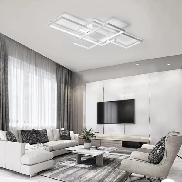 Sodobna stropna svetilka LED + PILOT APP660 Bela