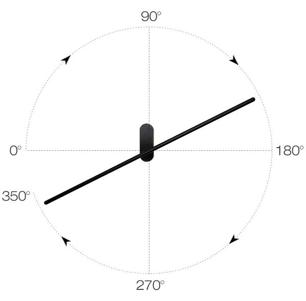 DNEVNA SOBA STENSKA SVETILKA VODILA NEVTRALNO 12W 92CM APP583-1W