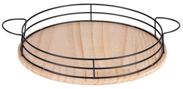 Okrogel leseni pladenj ALPINA Ø35 cm