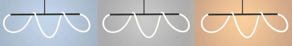 Stropna svetilka LED APP856-CP Long Black