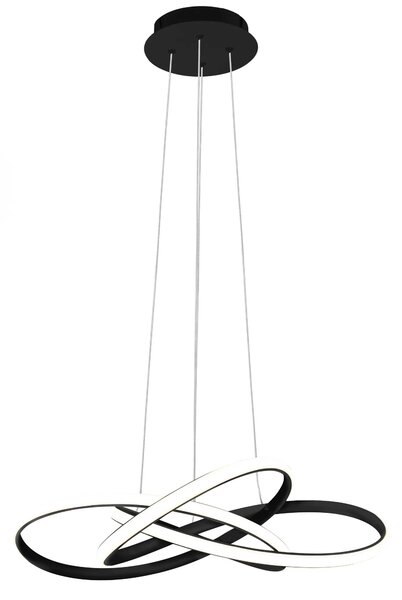 Moderna stropna svetilka LED + PILOT APP814-CP Node Black