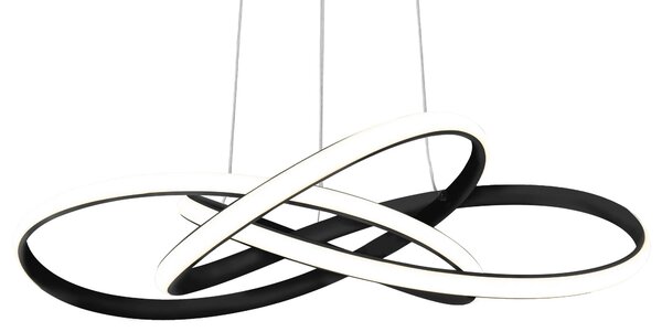 Moderna stropna svetilka LED + PILOT APP814-CP Node Black