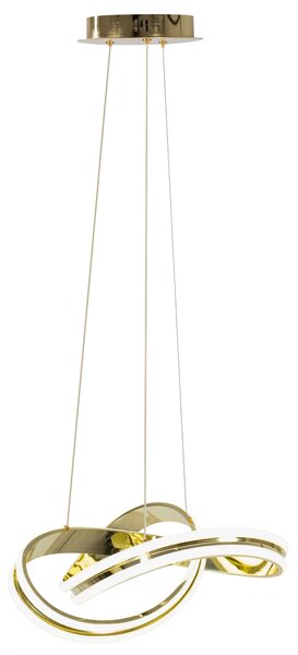 Sodobna stropna svetilka LED + PILOT APP818-CP Gold