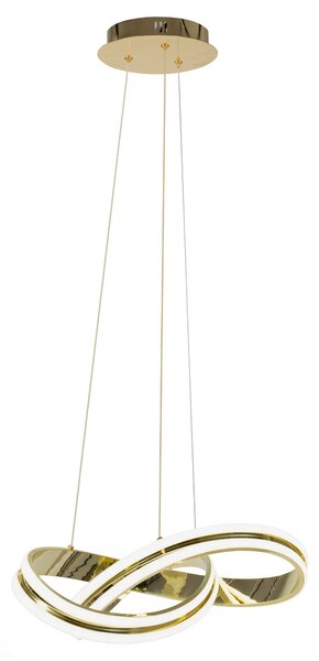 Sodobna stropna svetilka LED + PILOT APP818-CP Gold