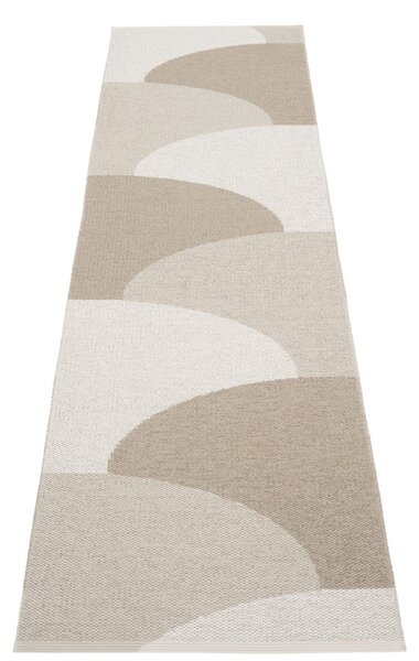 Bež zunanji in notranji tekač 70x270 cm Hill Dark Linen – Pappelina