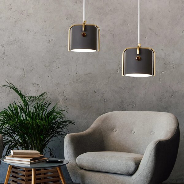 Stropna svetilka APP934-1CP Elegant Black