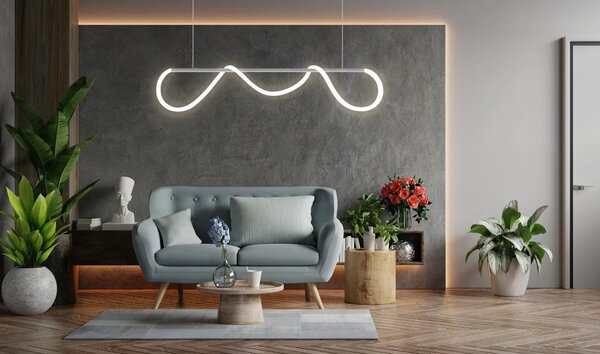 LED stropna svetilka APP855-CP Long Chrome