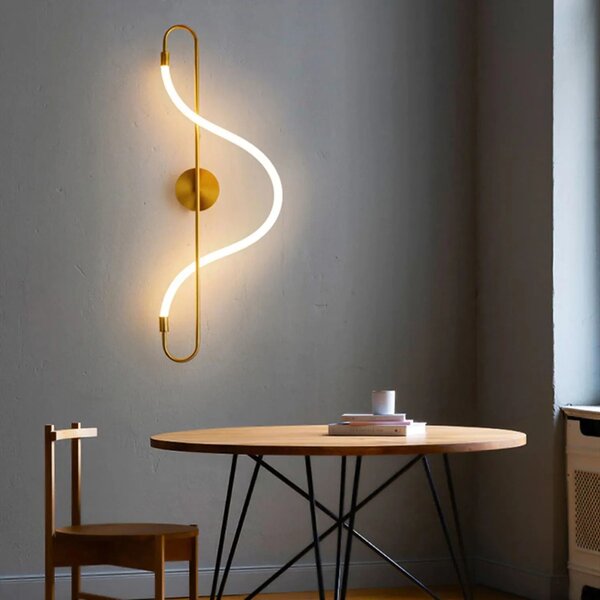 Stenska svetilka stenska svetilka LED APP858-W Long Gold