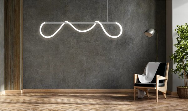 LED stropna svetilka APP855-CP Long Chrome