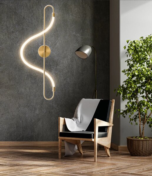 Stenska svetilka stenska svetilka LED APP858-W Long Gold