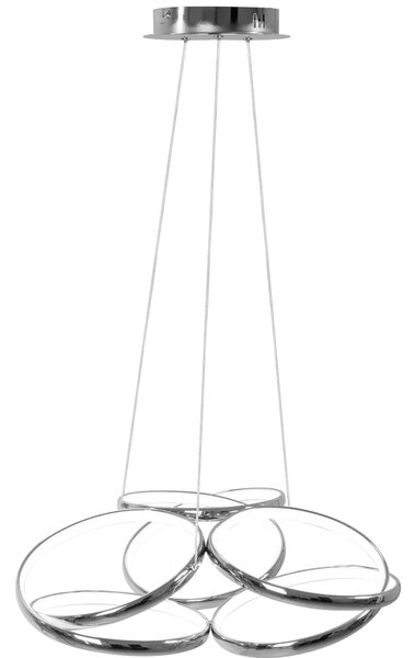 Moderna stropna svetilka LED + PILOT APP795-CP Flat Chrome