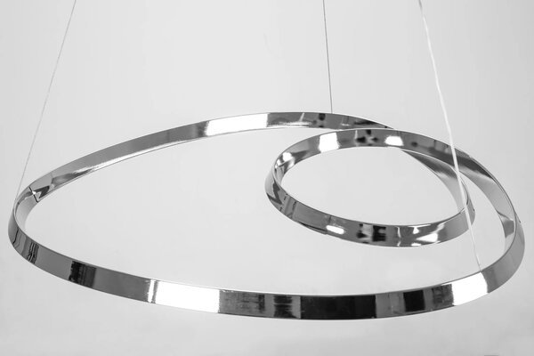 Loop LED viseča stropna svetilka + daljinski upravljalnik APP798-cp Chrome