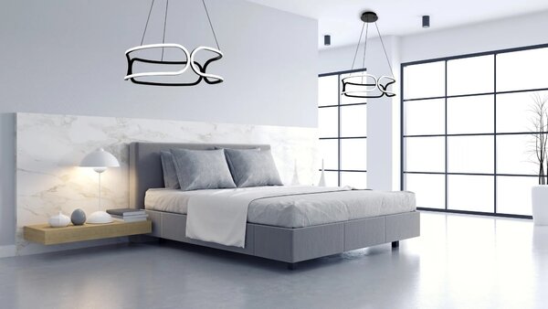 Svetilka SUFFIT LIGHT s pilotom LED PLAFON APP790-CP TRIO črna