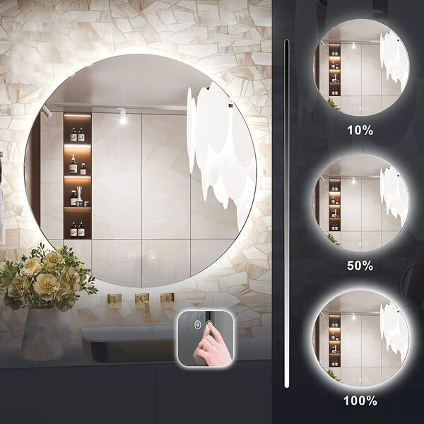 LED stensko ogledalo 50cm HZJ050