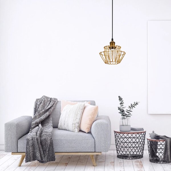 Obesek stropna svetilka APP942-1CP Set 36cm Gold