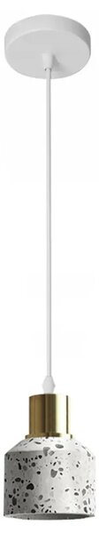 Betonska viseča stropna svetilka Lastri APP931-1CP Bela
